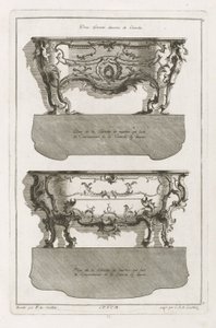 Dos diferentes diseños de cómodas